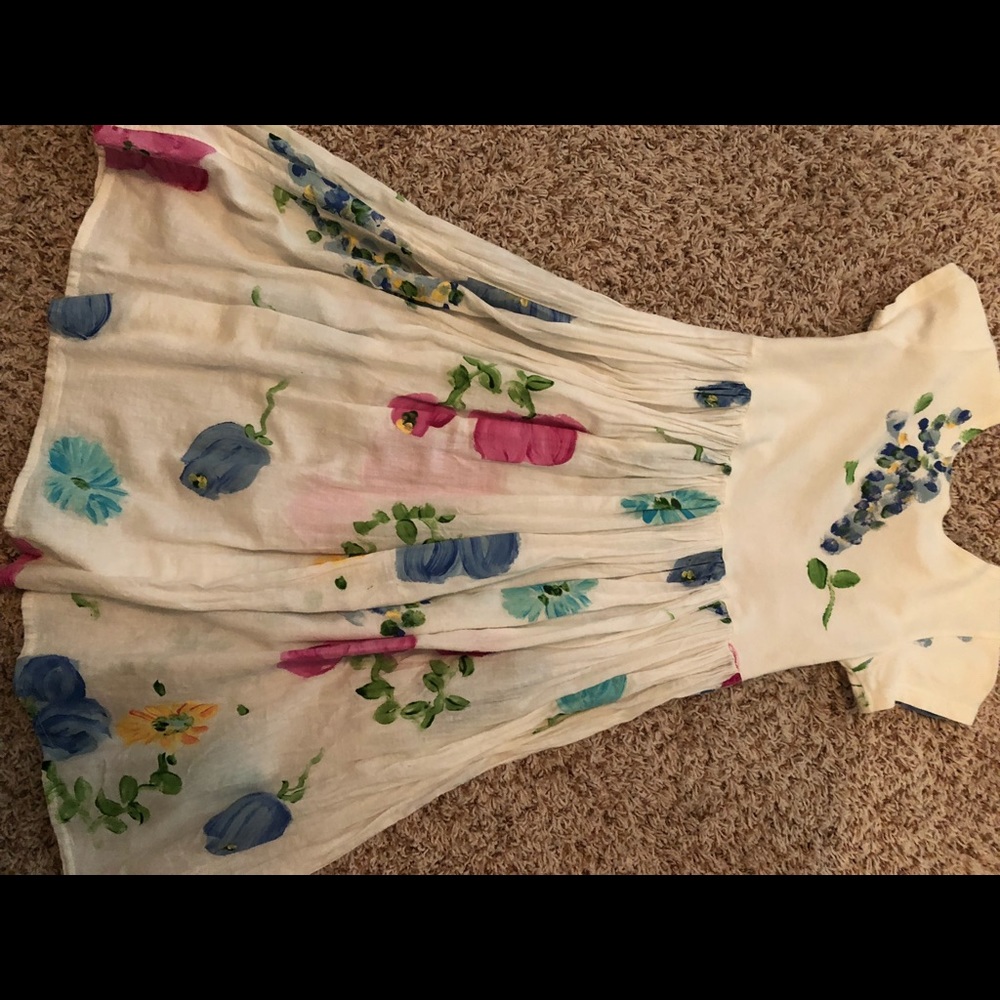 BALU dress Age 7  hand painted